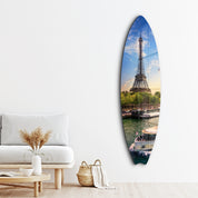 Parisian Surf | Surfboard Glass Wall Art