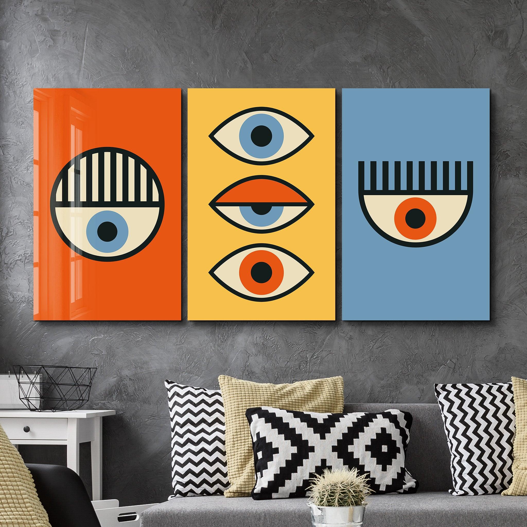 ・"Cleopatra - Trio"・Glass Wall Art - ArtDesigna Glass Printing Wall Art