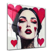 When the Hearts Rebel | Glass Wall Art