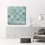 Turquoise Italian Ceramic Tiles Collection | Glass Wall Art - Artdesigna