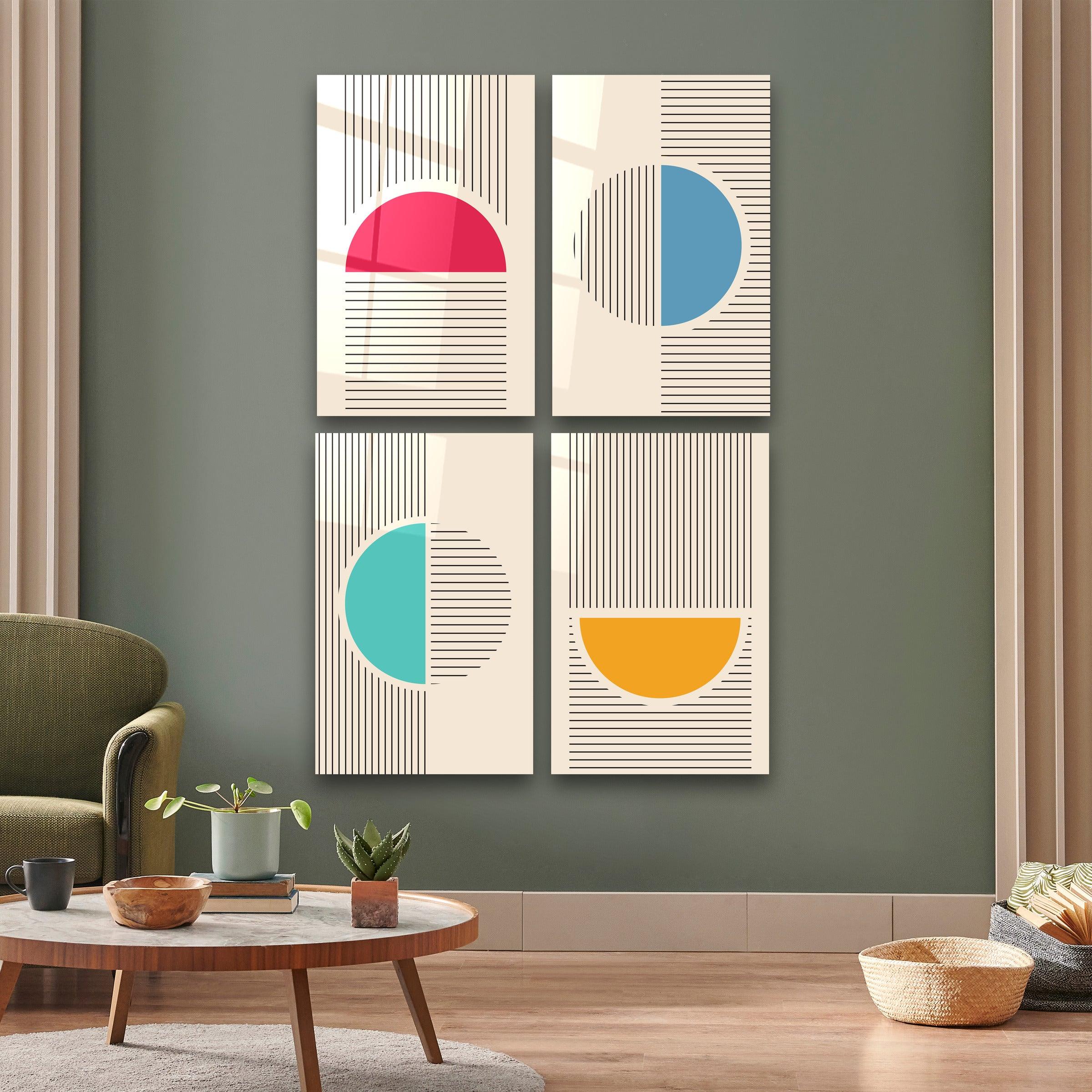 ."Minimalist Quadro". Contemporary Gallery Collection Glass Wall Art - ArtDesigna Glass Printing Wall Art