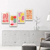 ."Abstract Quadro". Contemporary Gallery Collection Glass Wall Art - ArtDesigna Glass Printing Wall Art