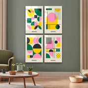 ."Bauhaus 2 Quadro". Contemporary Gallery Collection Glass Wall Art - ArtDesigna Glass Printing Wall Art