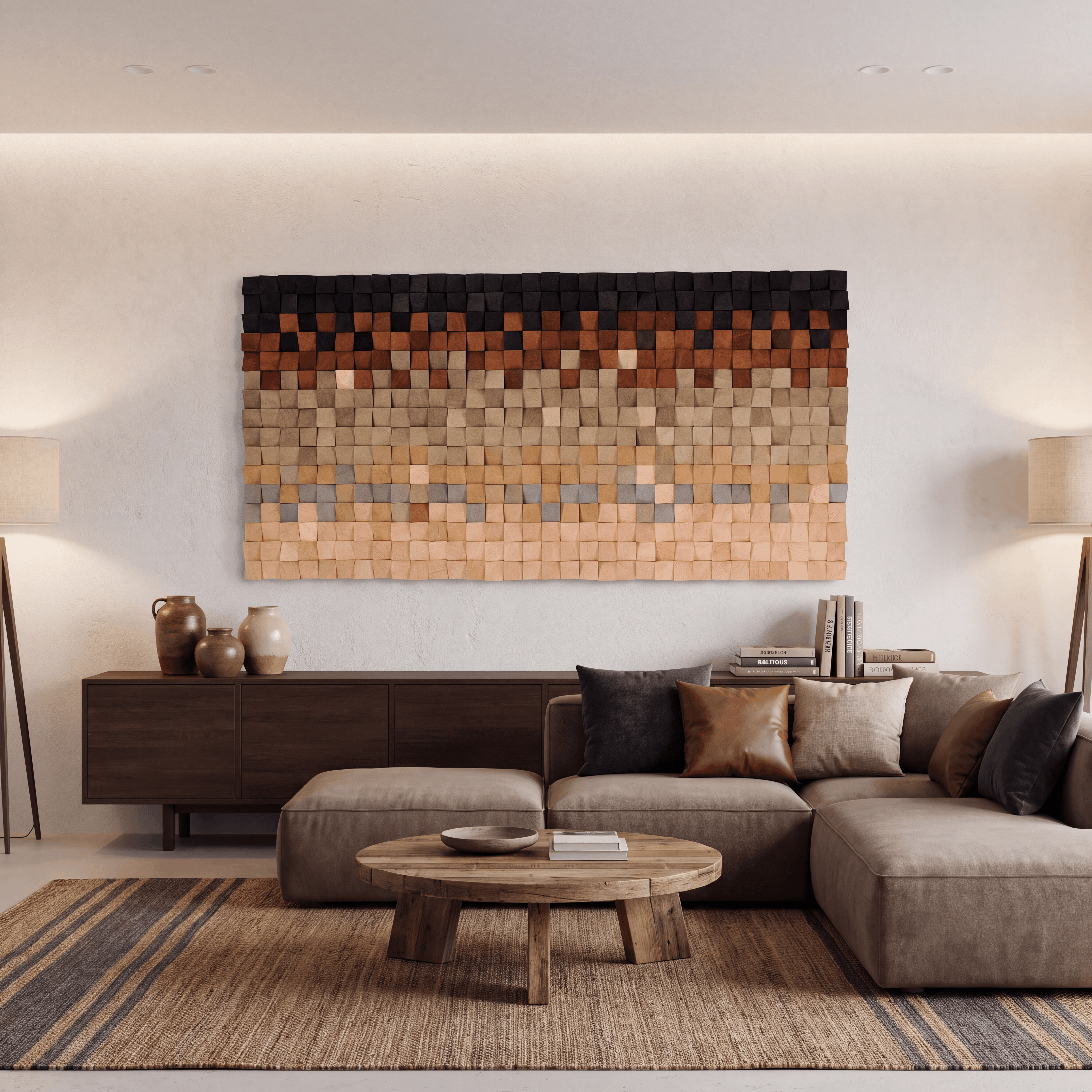 Italian Tiramisu | Wood Wall Sculpture
