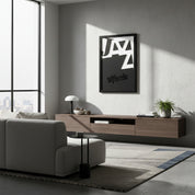 Jazz Music – Modern Wooden Music Typography Wall Art