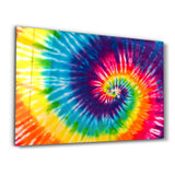 Abstract Colorful Pattern | Glass Wall Art