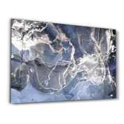 Marble Wave Pattern | Glass Wall Art - Artdesigna