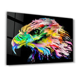 Colorful Eagle | Glass Wall Art