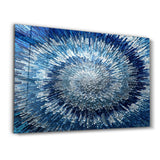 Shades Of Blue | Glass Wall Art