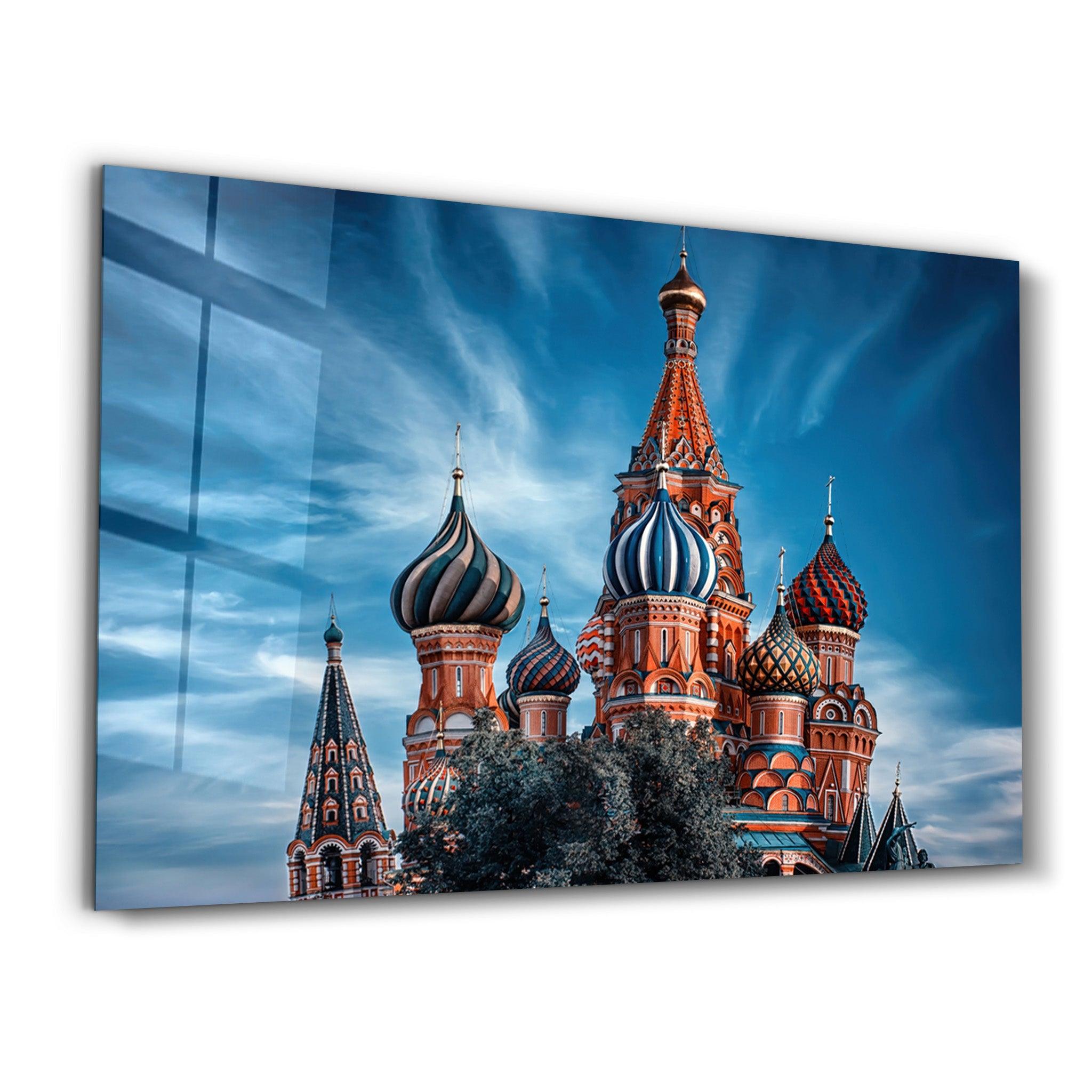 Saint Basil's Cathedral | Glass Wall Art - Artdesigna