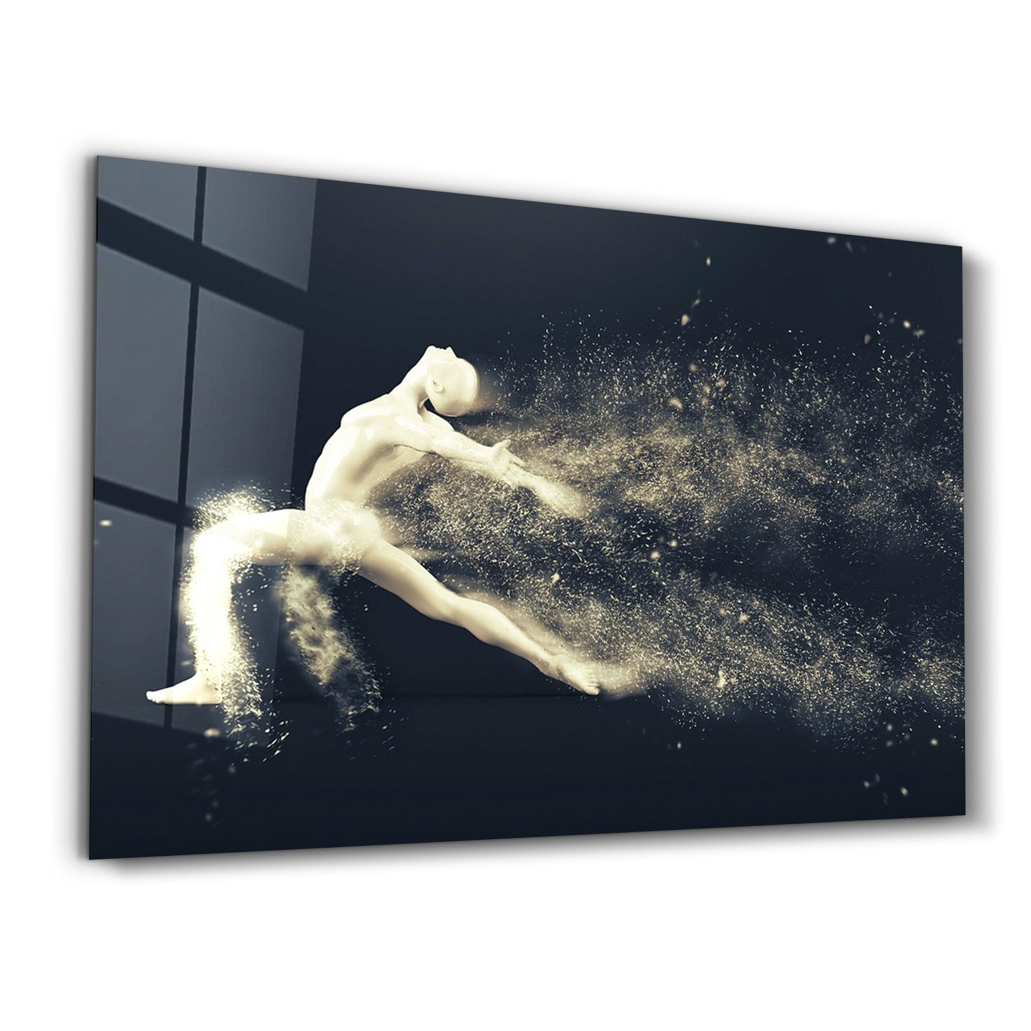 Abstract Riddick | Glass Wall Art - Artdesigna