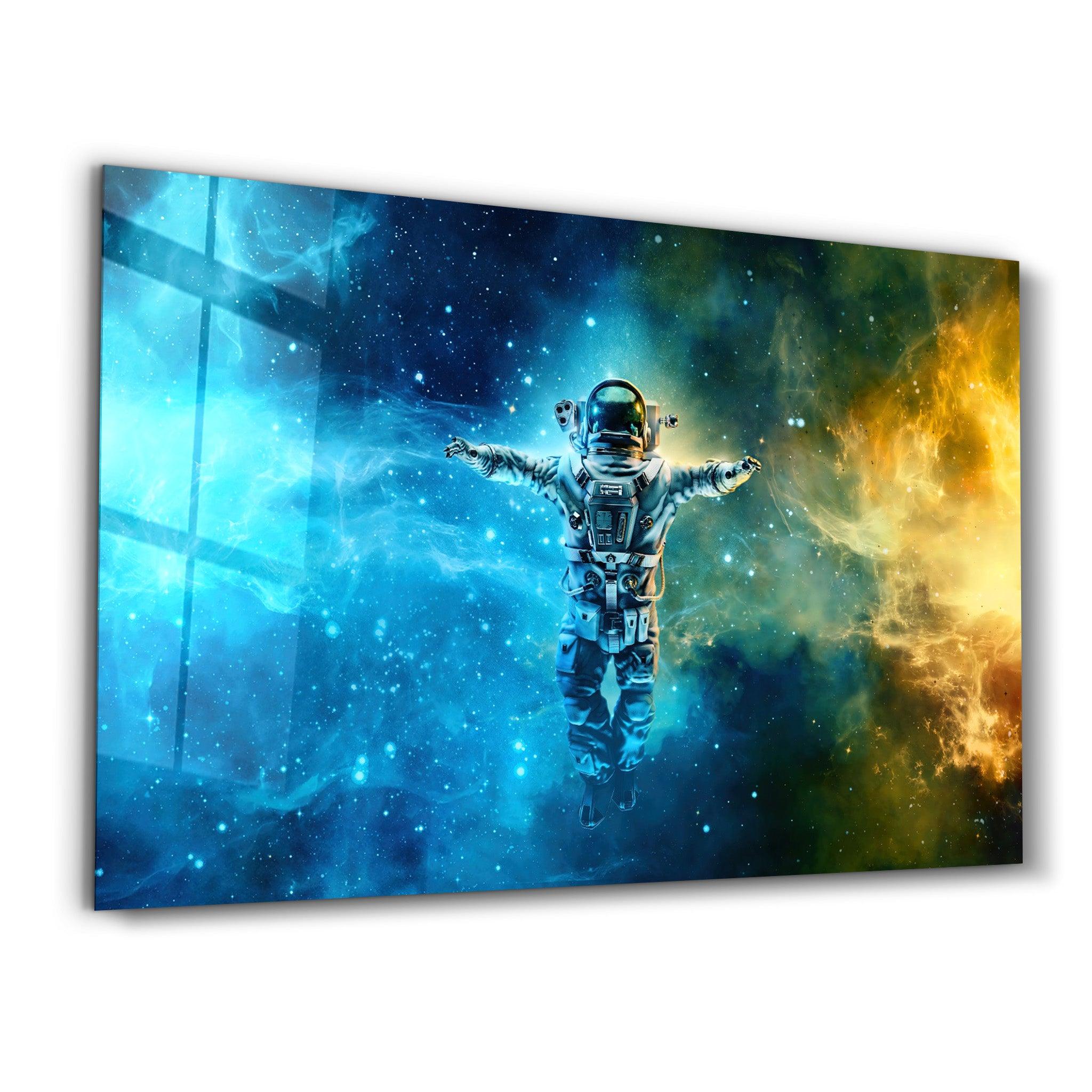 Power of Tesseract | Glass Wall Art - Artdesigna