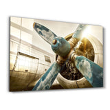 The Rusty Propeller | Glass Wall Art