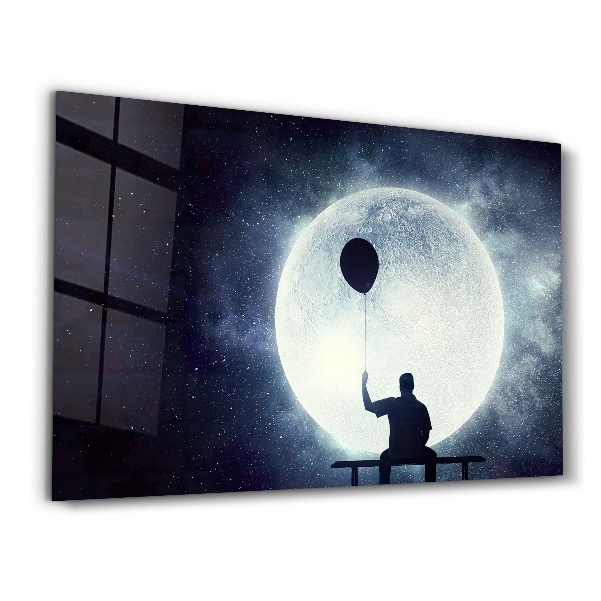 Holding My Hopes | Glass Wall Art - Artdesigna