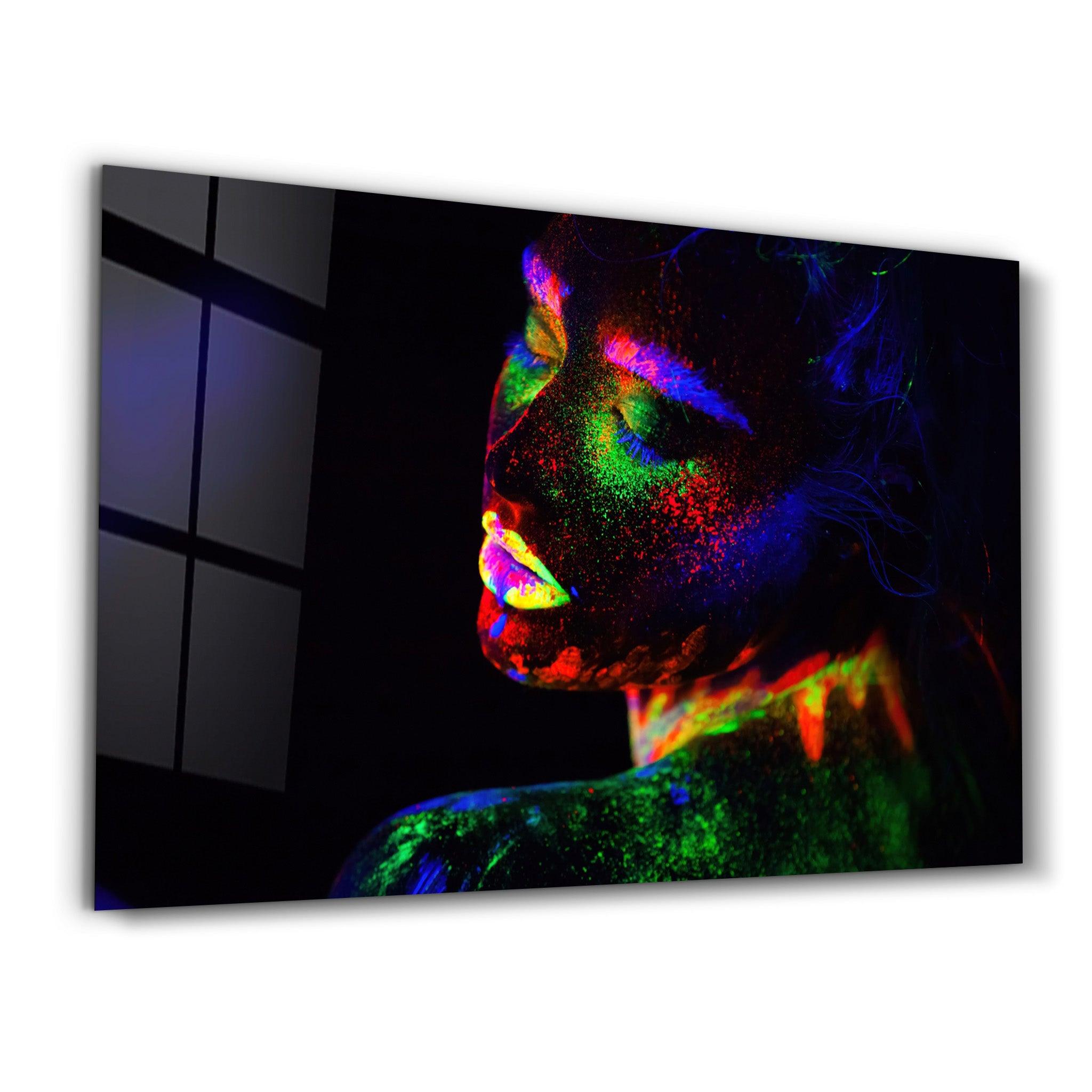 The Neon Art | Glass Wall Art - Artdesigna