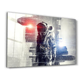 Codes Of Astronaut | Glass Wall Art