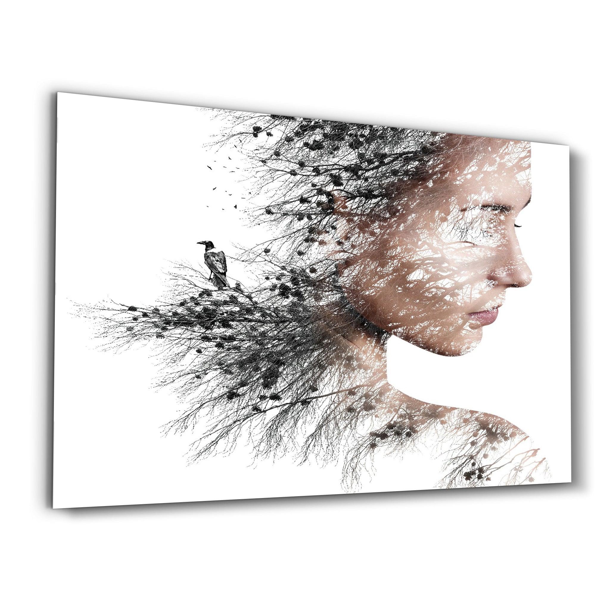 Root | Glass Wall Art - Artdesigna