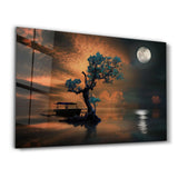 Life Of Tree | Glass Wall Art