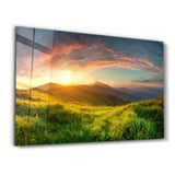 Hill | Glass Wall Art