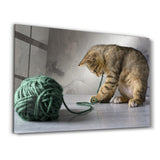 Ball of Wool | Glass Wall Art