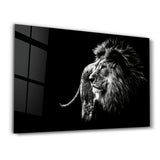 Lion | Glass Wall Art
