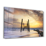 Dilapidated Dock | Glass Wall Art