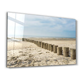 Silent Beach | Glass Wall Art