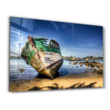 Shipwreck | Glass Wall Art
