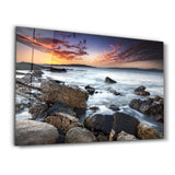 Sea Landscape | Glass Wall Art