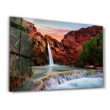 Waterfall | Glass Wall Art