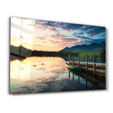 Lake Landscape | Glass Wall Art