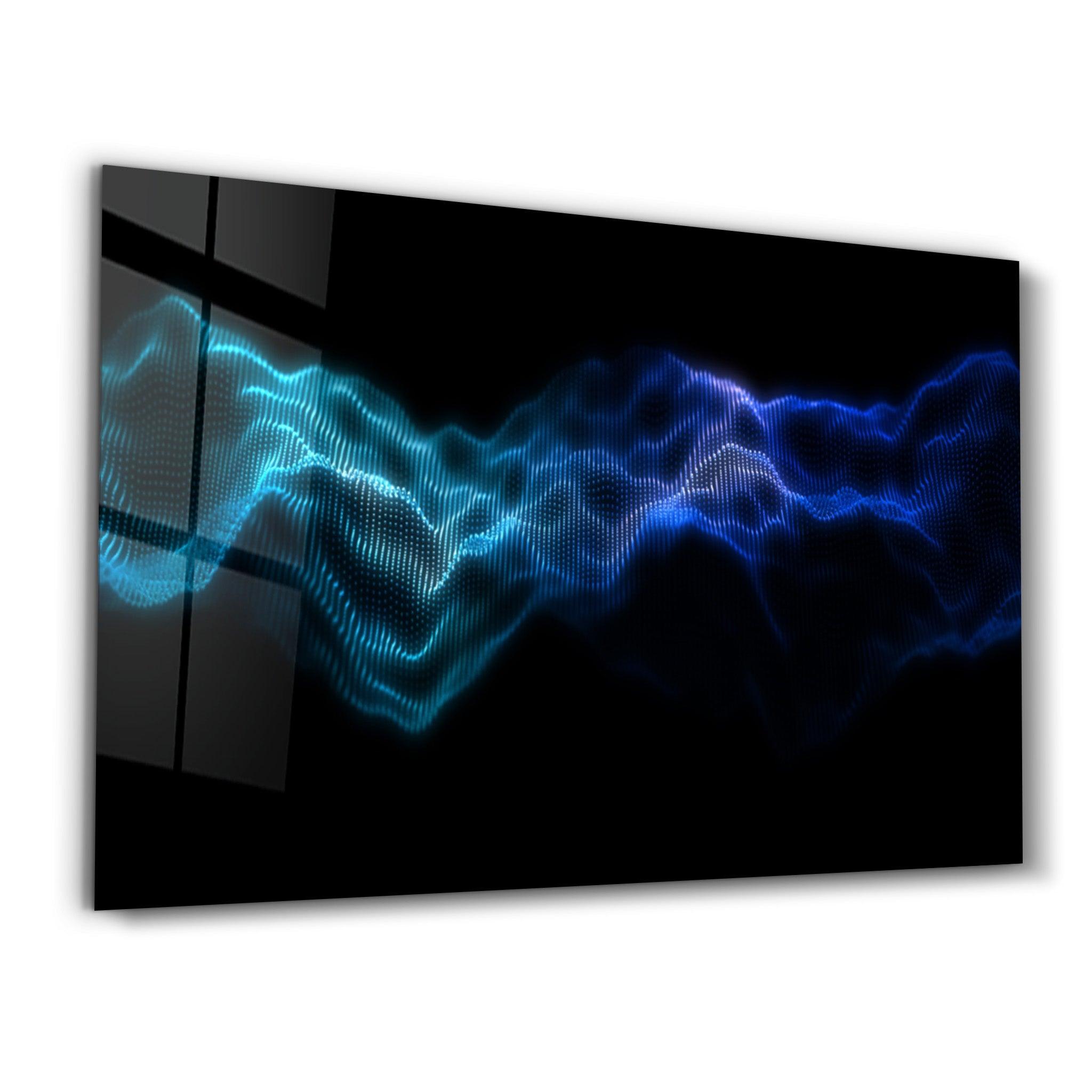 Rhythmic Fog | Glass Wall Art - Artdesigna