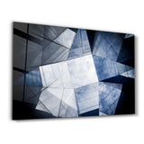 Geometric Architecture | Glass Wall Art