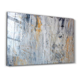 Abstract Veil of Silence | Glass Wall Art