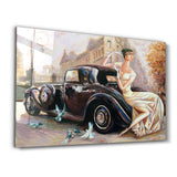 Bridda Car | Glass Wall Art