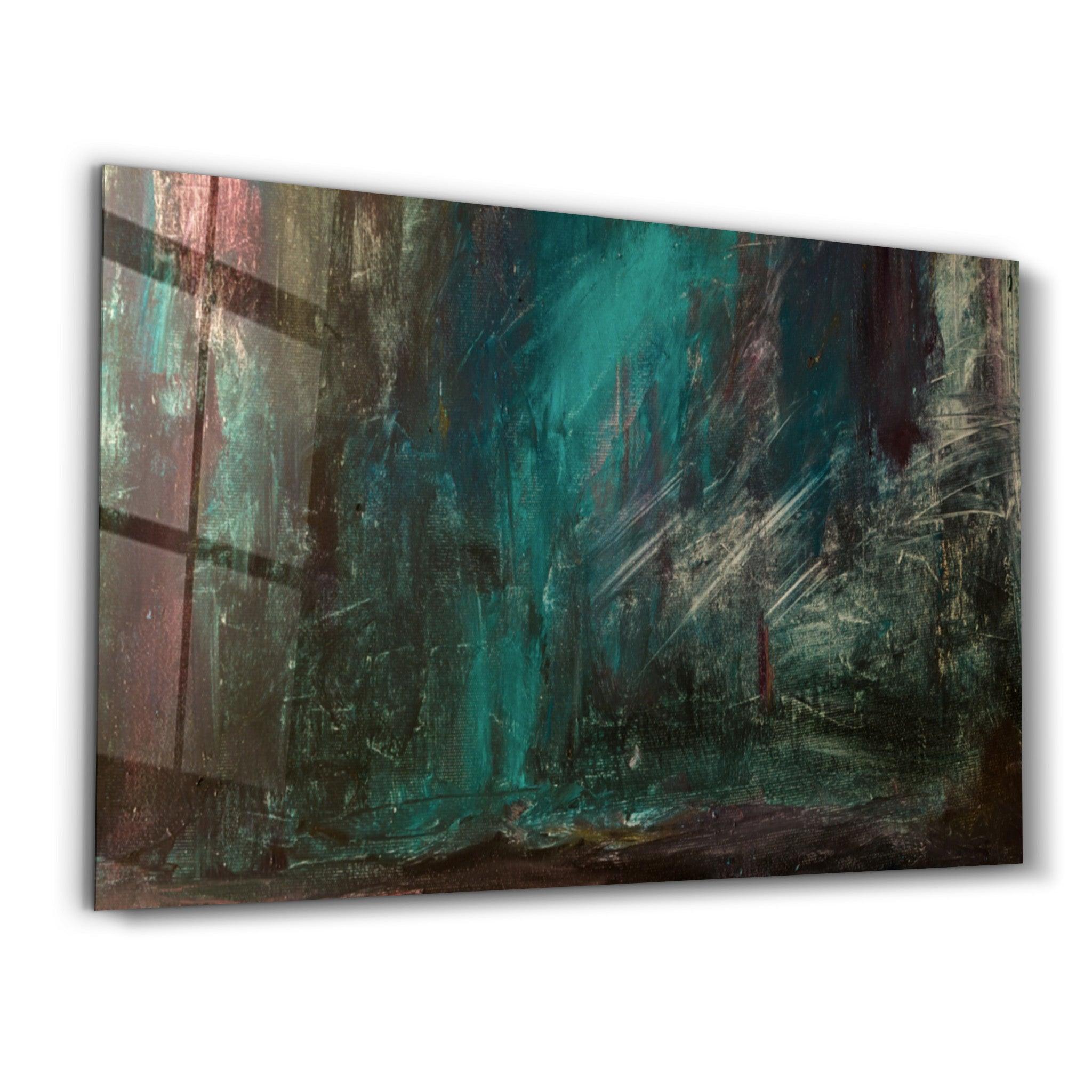 The Rain Forest Abstractr | Glass Wall Art - Artdesigna