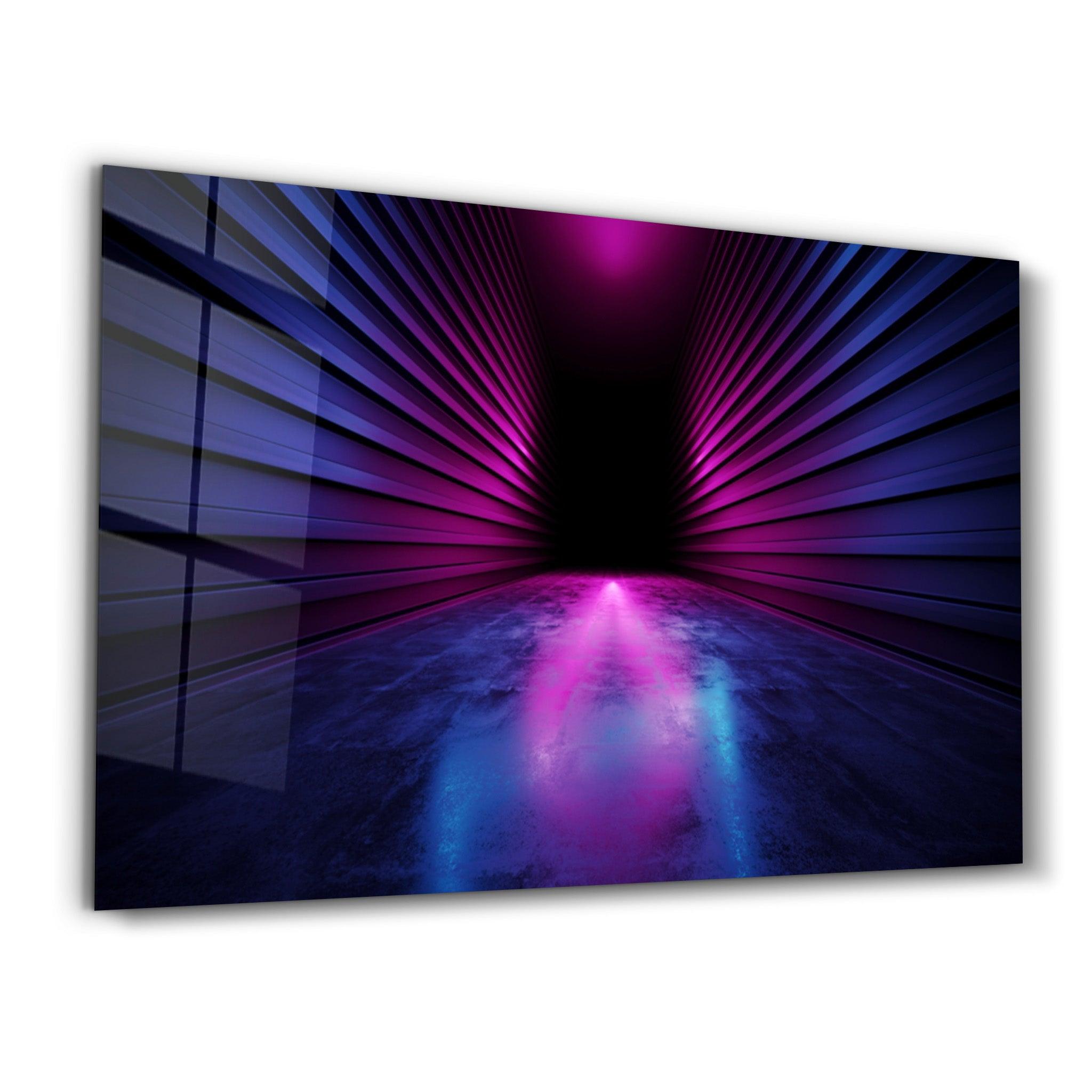 Neon Xwhere | Glass Wall Art - Artdesigna