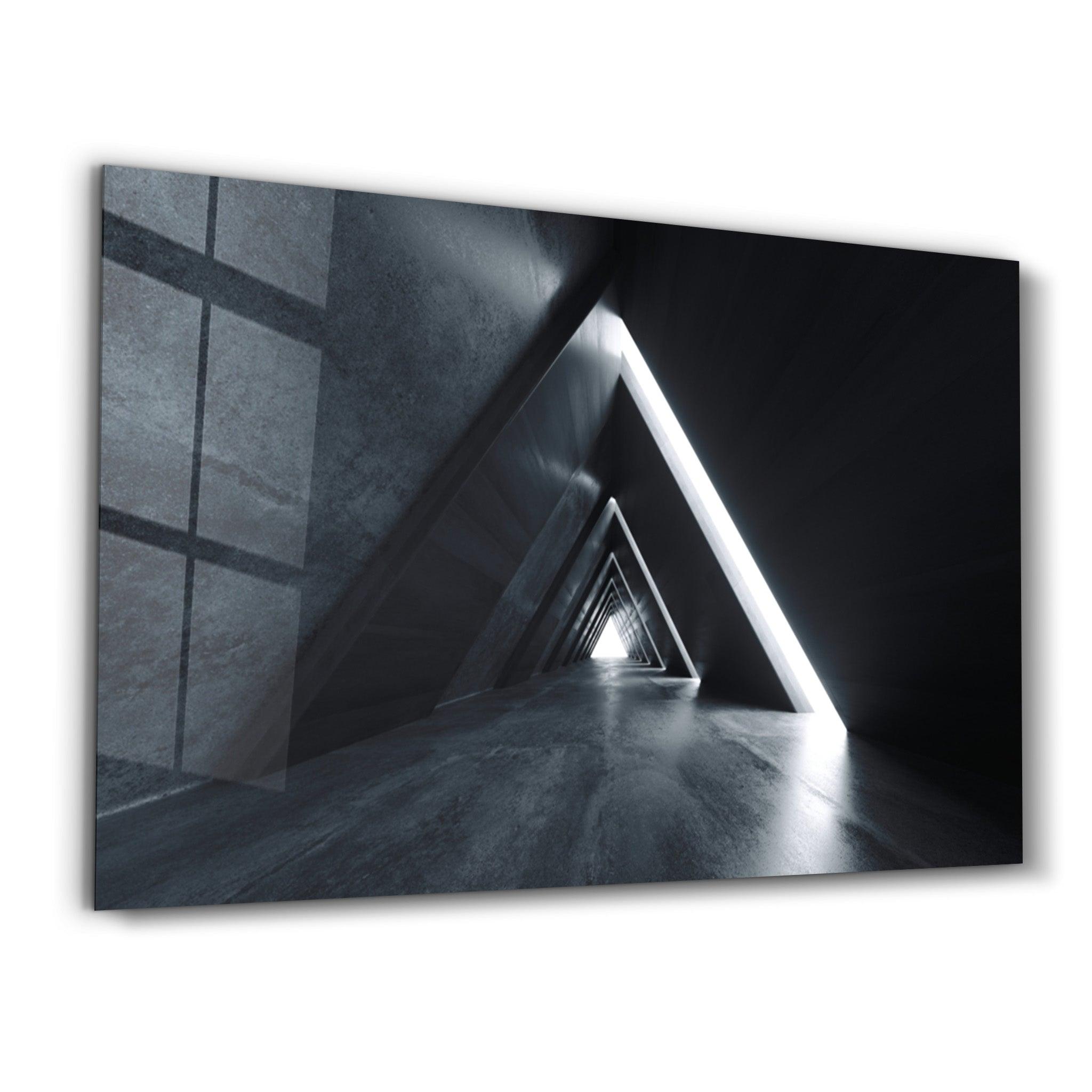 Triangular | Glass Wall Art - Artdesigna