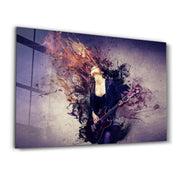 Rockinky | Glass Wall Art - Artdesigna