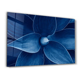 Natura Blue | Glass Wall Art