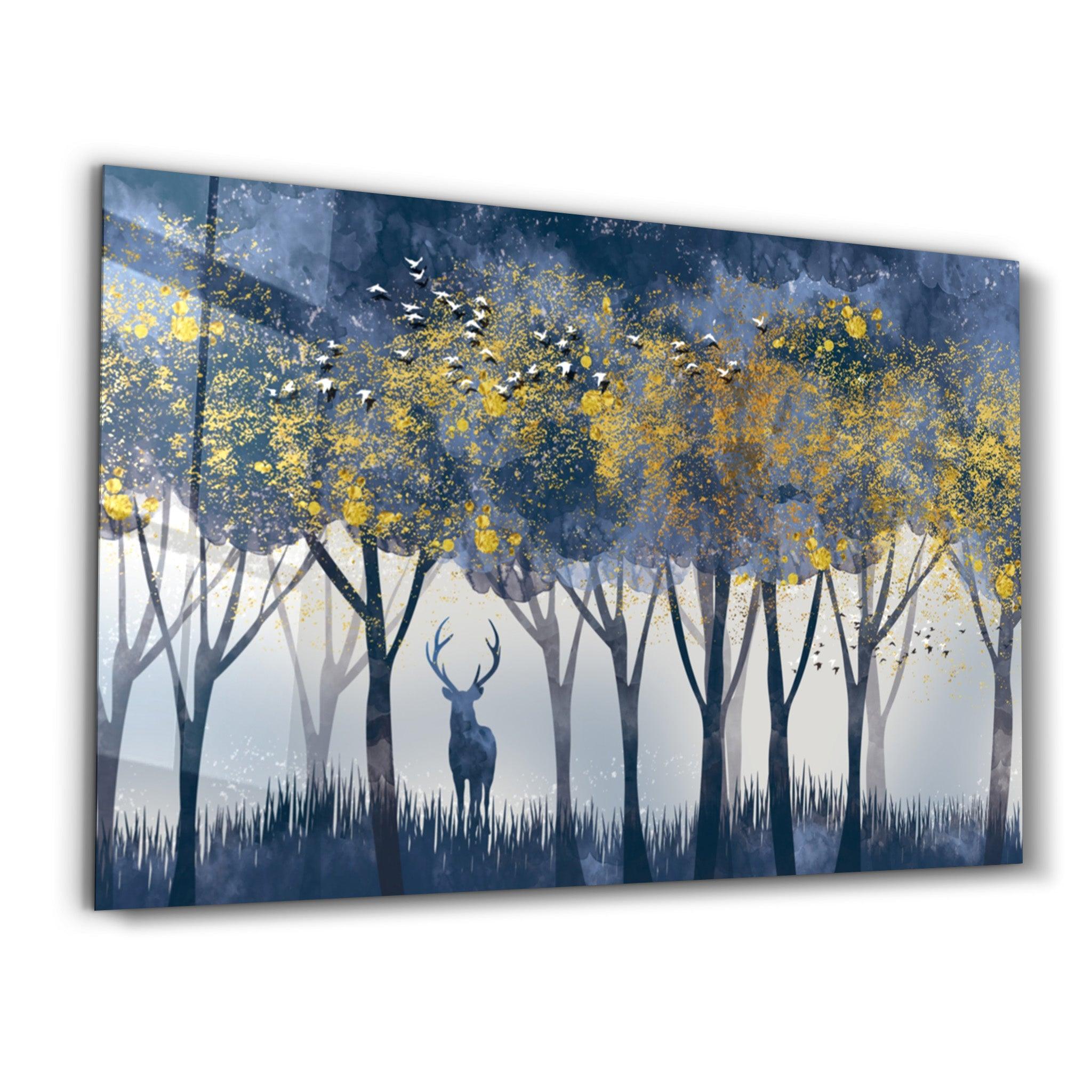 Cute Forest3 | Glass Wall Art - Artdesigna