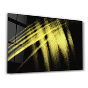 Yellow Pattern | Glass Wall Art - Artdesigna