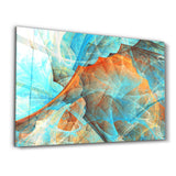 Waves of Tranquility Blue | Glass Wall Art