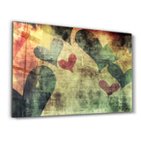 Heart Pattern | Glass Wall Art