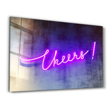 Cheers! | Glass Wall Art