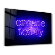 Create Today | Glass Wall Art - Artdesigna