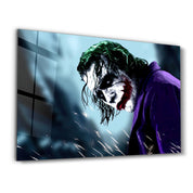 Joker V2 | Glass Wall Art - Artdesigna