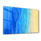 The Beach | Glass Wall Art