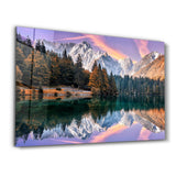 Lake and Mountain Landscape 2 | Glass Wall Art