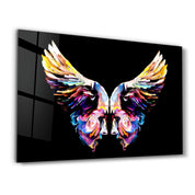 Angel Faces | Glass Wall Art - Artdesigna